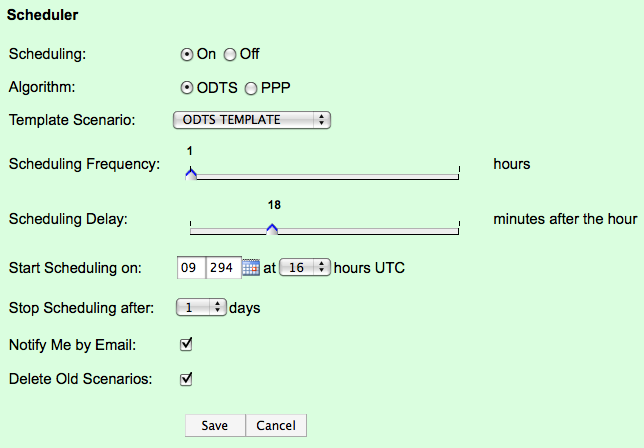 schedule generator algorithm